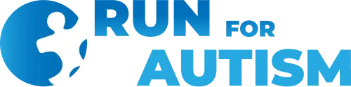 Логотип благотворительного марафона Run for Autism. Корпоративный фонд Болашак
